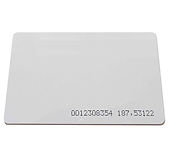 tarjeta RFid. numerada.