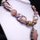 Miniatura: Pink Baroque Pearl and Moonstone Pendant necklace