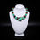 Thumbnail: Chrysoprase  Precious Stone Pendant Necklace