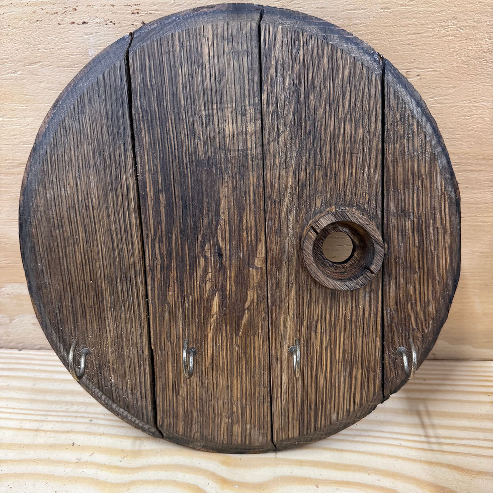 Thumbnail: Whisky Barrelhead Key Holder 
