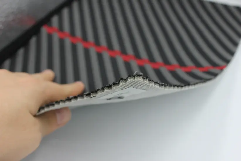 Red Alpina/BMW Style Fabric
