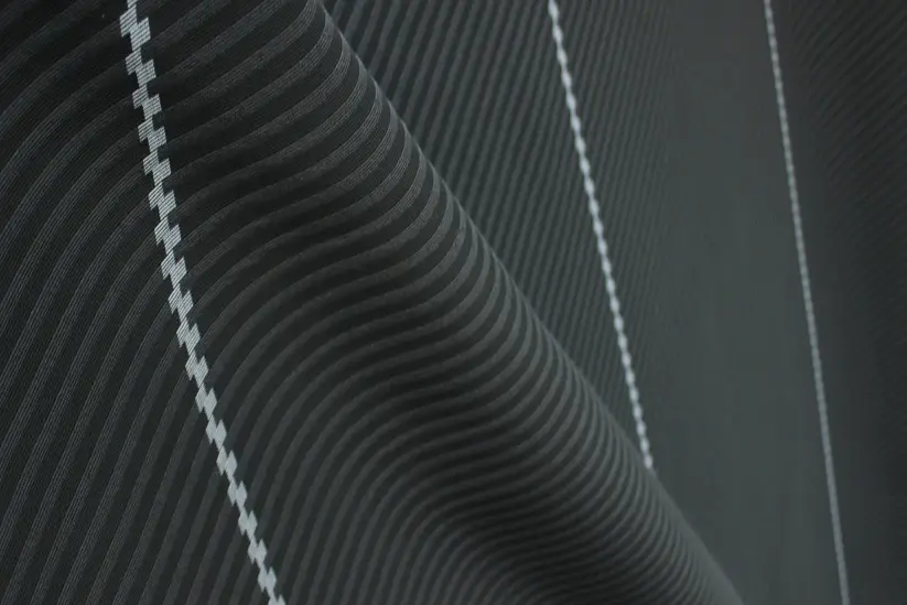 White Alpina/BMW Style Fabric