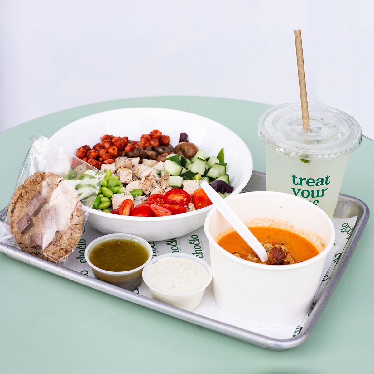 Arranged Food and Objects