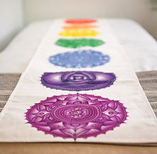 Mandalas printed on banner