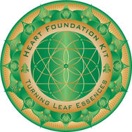 Heart Foundation Kit Turning Leaf Essences mandala logo