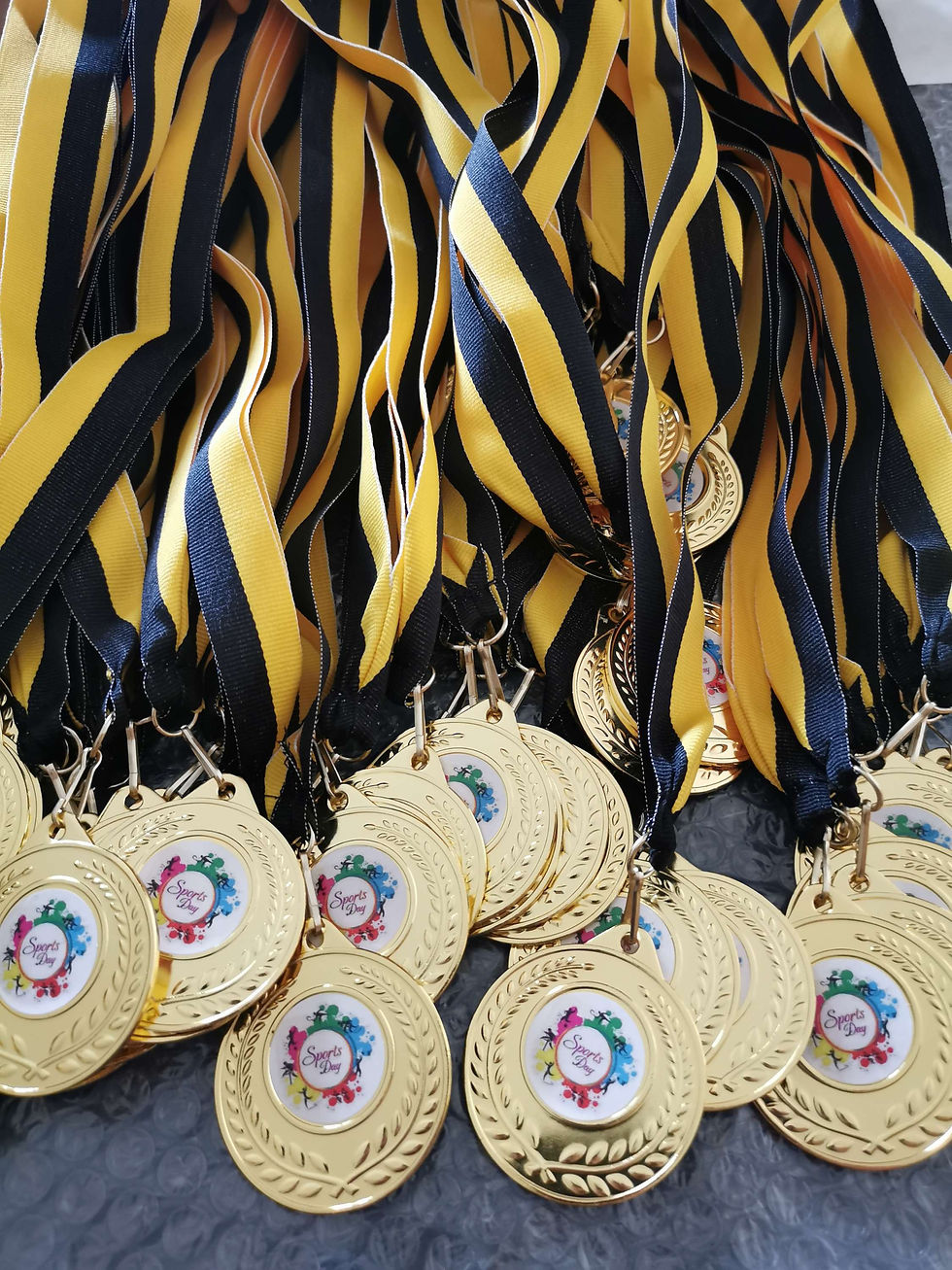 Thumbnail: 50mm Gold/Silver /Bronze Medal 