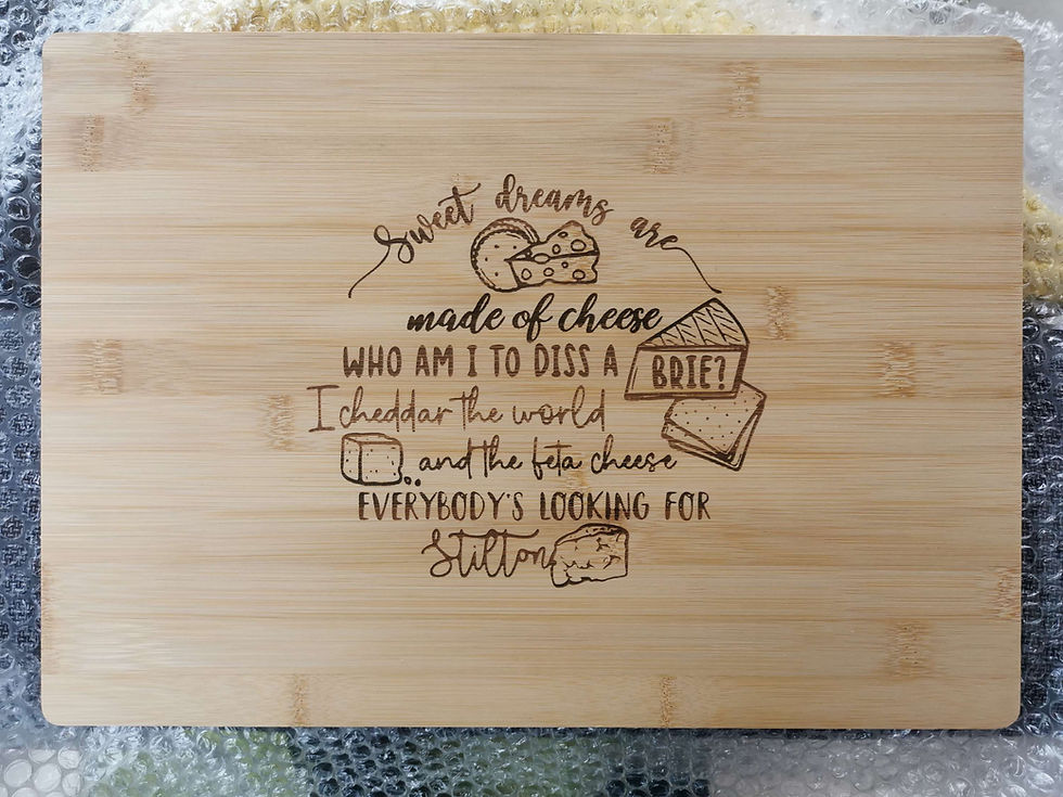 Thumbnail: Cheese Themed Chopping Board 