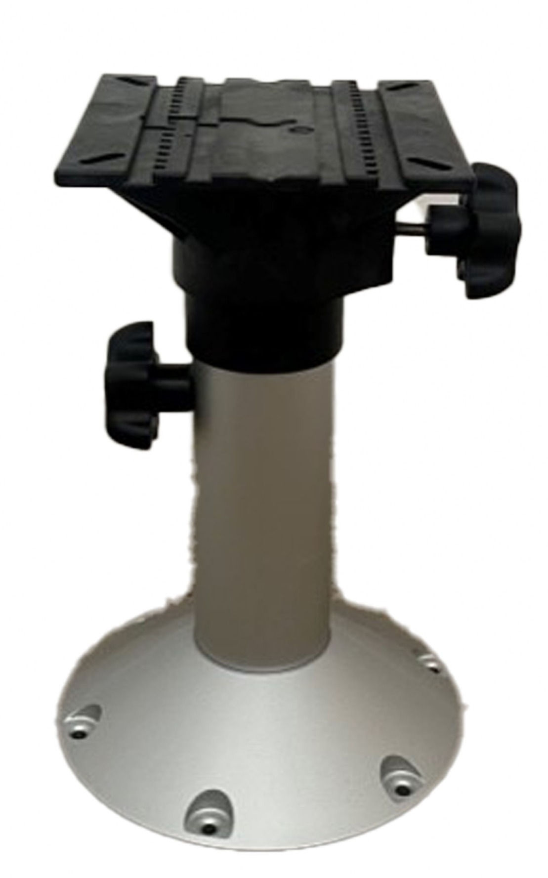 Adjustable Alloy Pedestal with Positive Locking Swivel, 14"- 20" (355mm - 510mm)