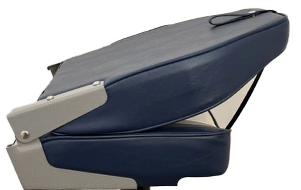 Thumbnail: Navy / Grey / White Folding Seat