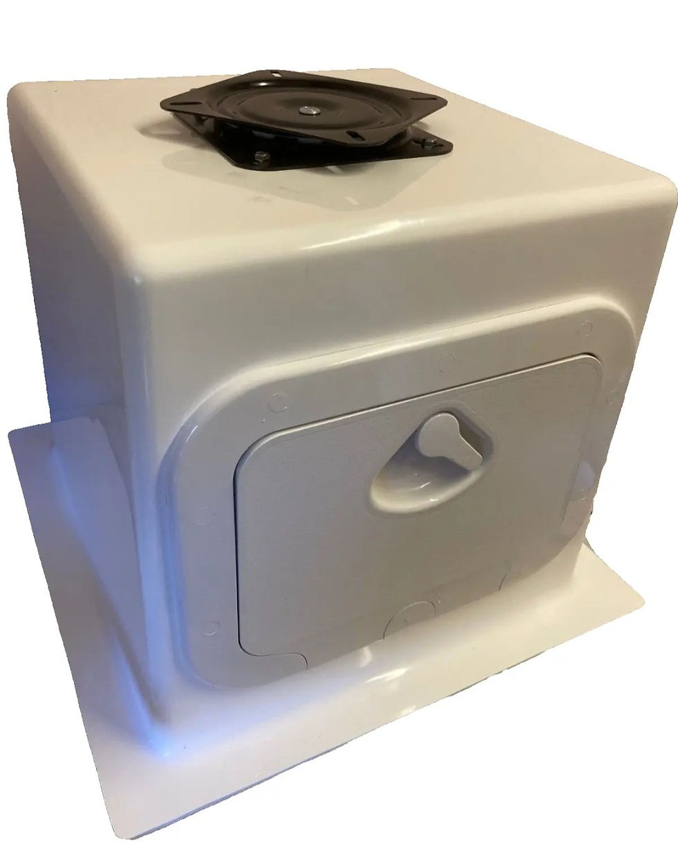 Thumbnail: White Folding Seat, GRP Boat Seat Box, Tackle Box and 360° swivel