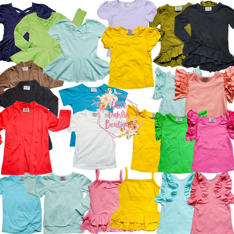 Thumbnail: COTTON BLEND - Solid Tops