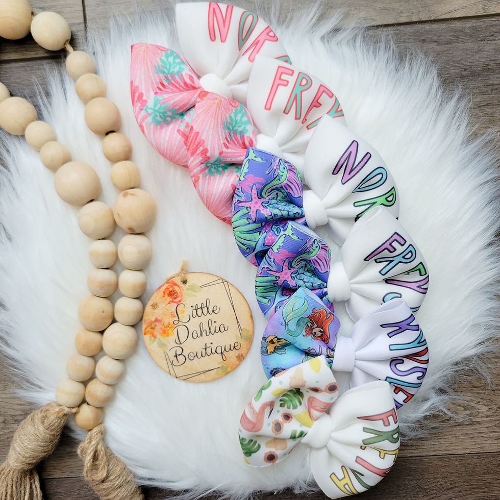 Thumbnail: Summer Custom Name Bows