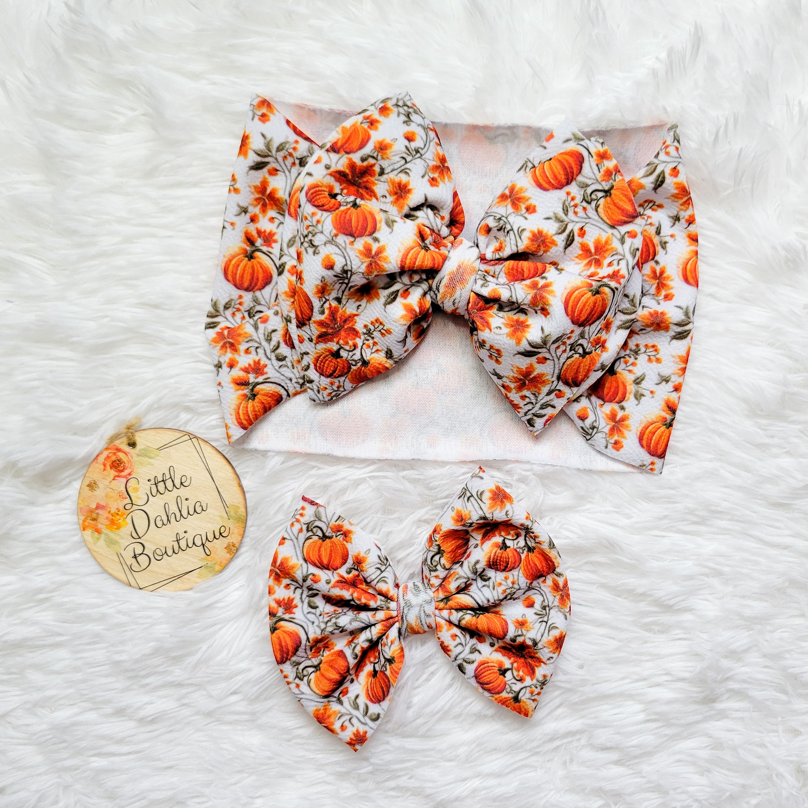 Fall Pumpkins Bows