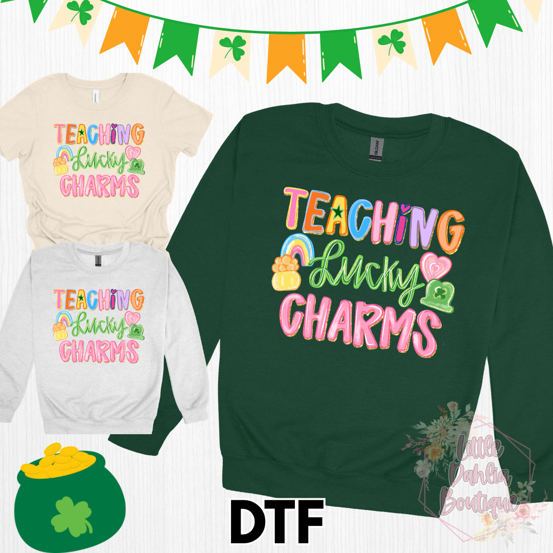 Teaching Lucky Charms Custom Shirts - DTF
