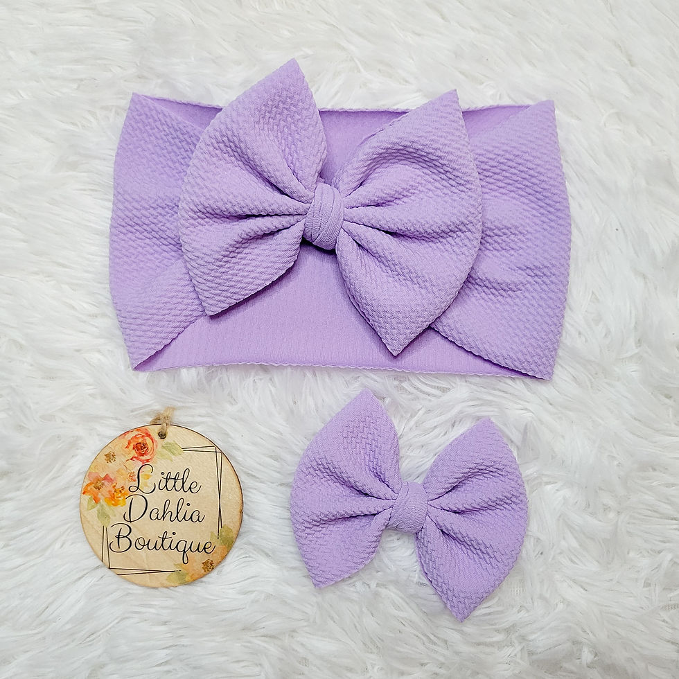 Lavender Bows (Sale shade)