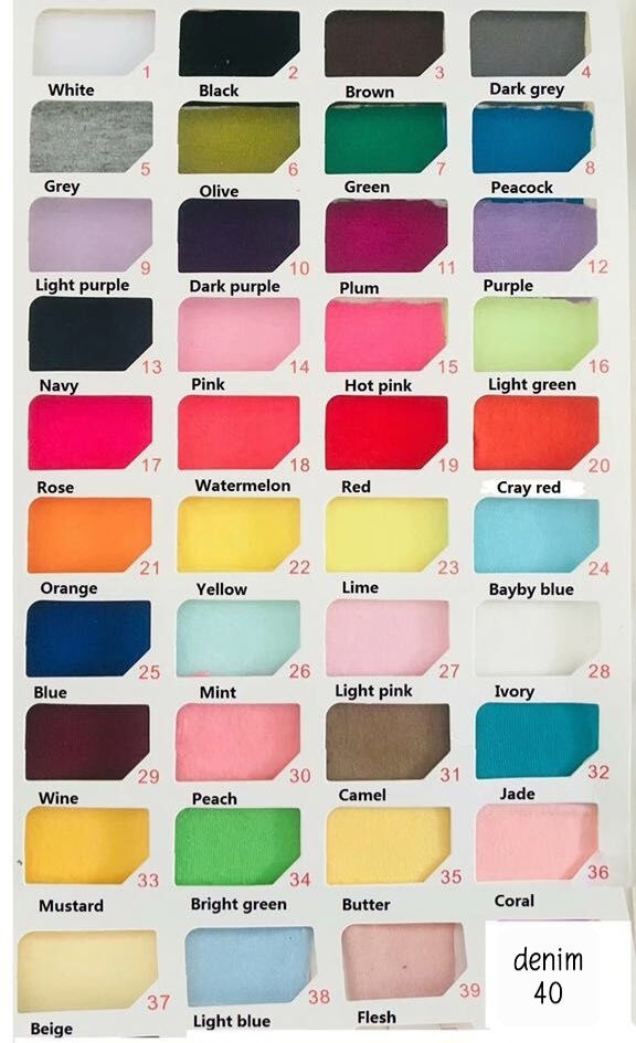 Thumbnail: COTTON BLEND - Solid Bottoms
