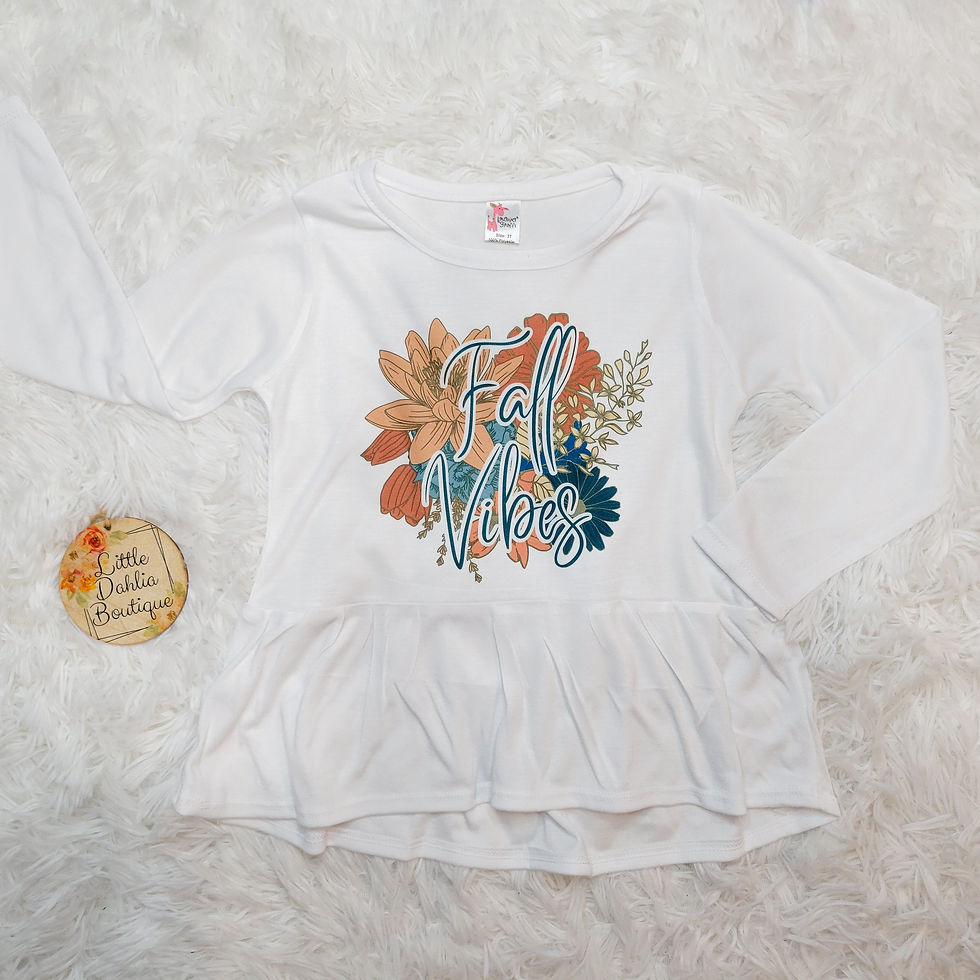 Thumbnail: Fall Vibes Custom Shirts - SUBLIMATION