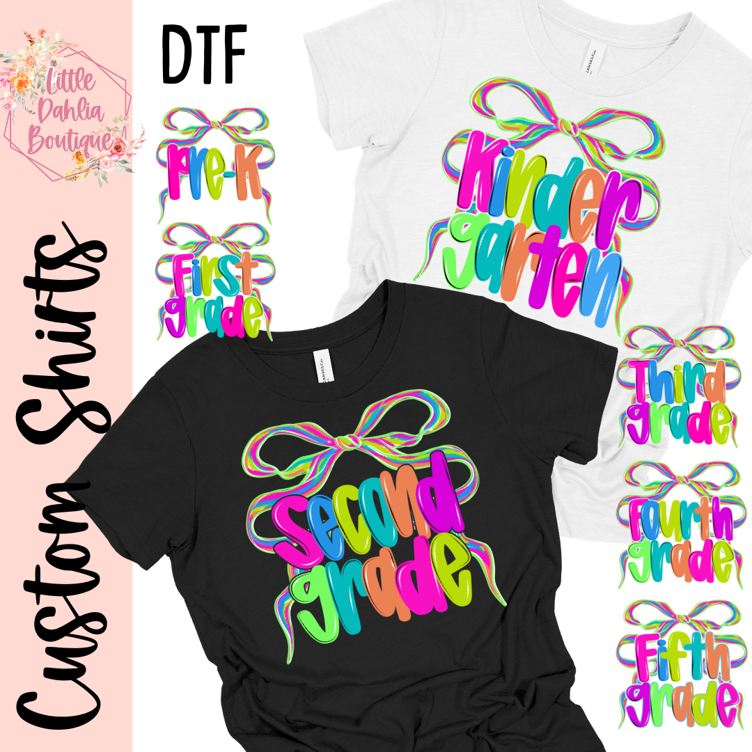 Grade Level Custom Shirts - DTF