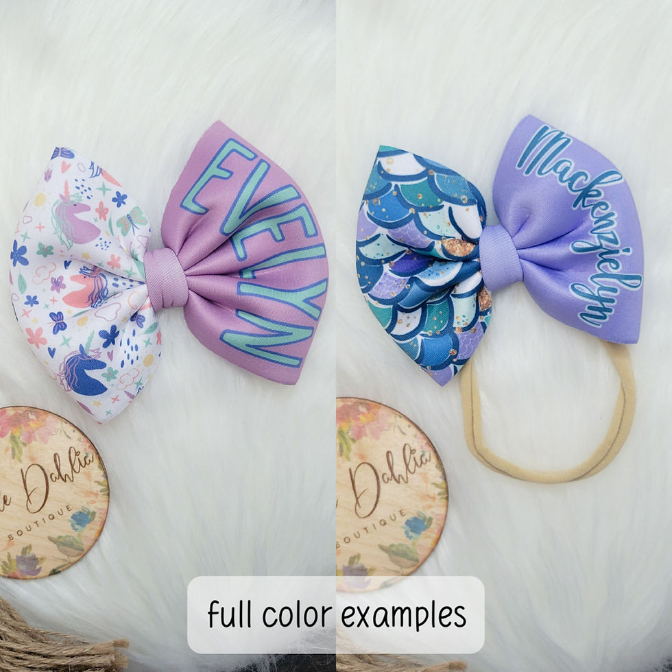 Thumbnail: Easter Alphabet Custom Name Bows