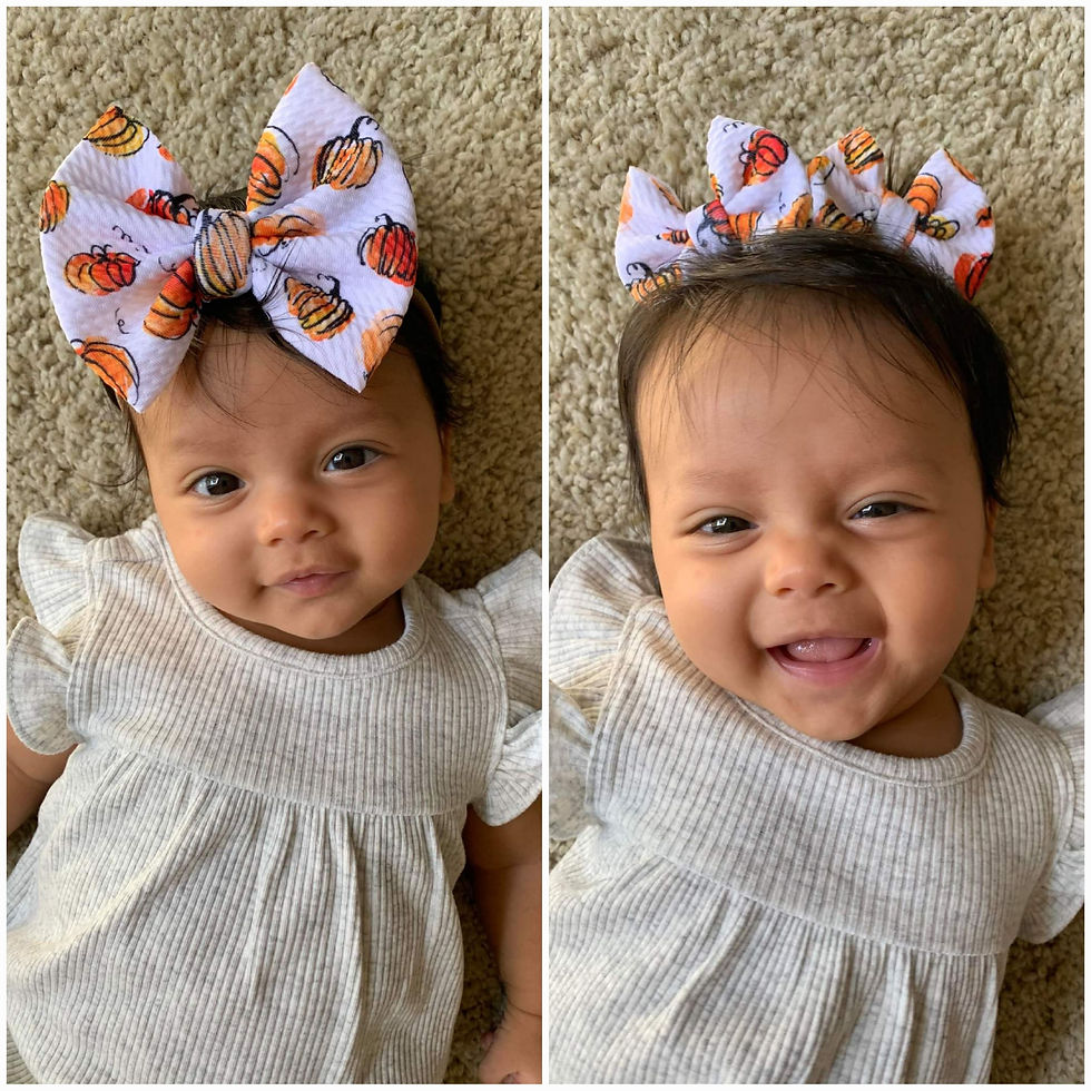 Thumbnail: Watercolor Pumpkins Bows