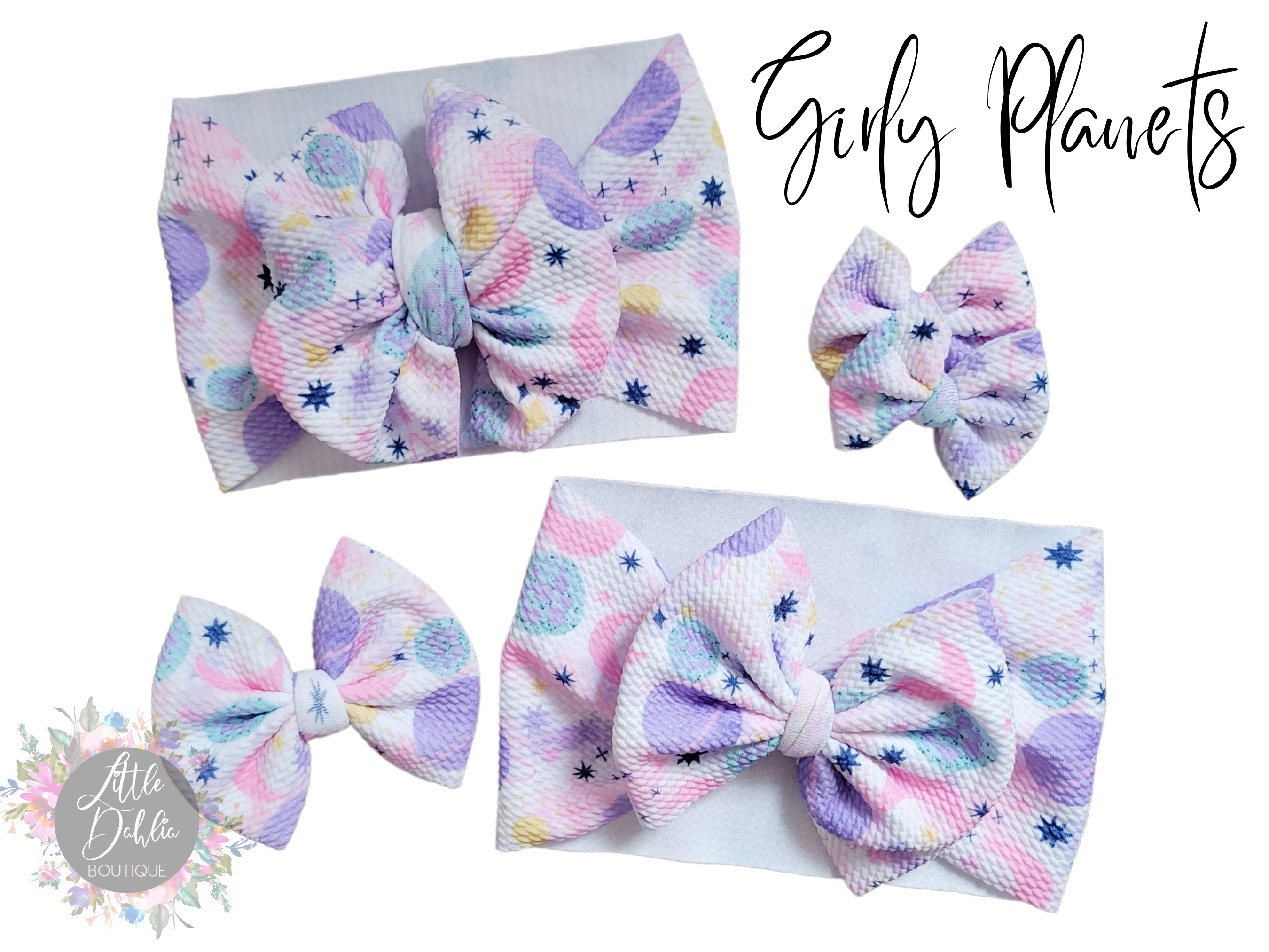 Girly Space Bows