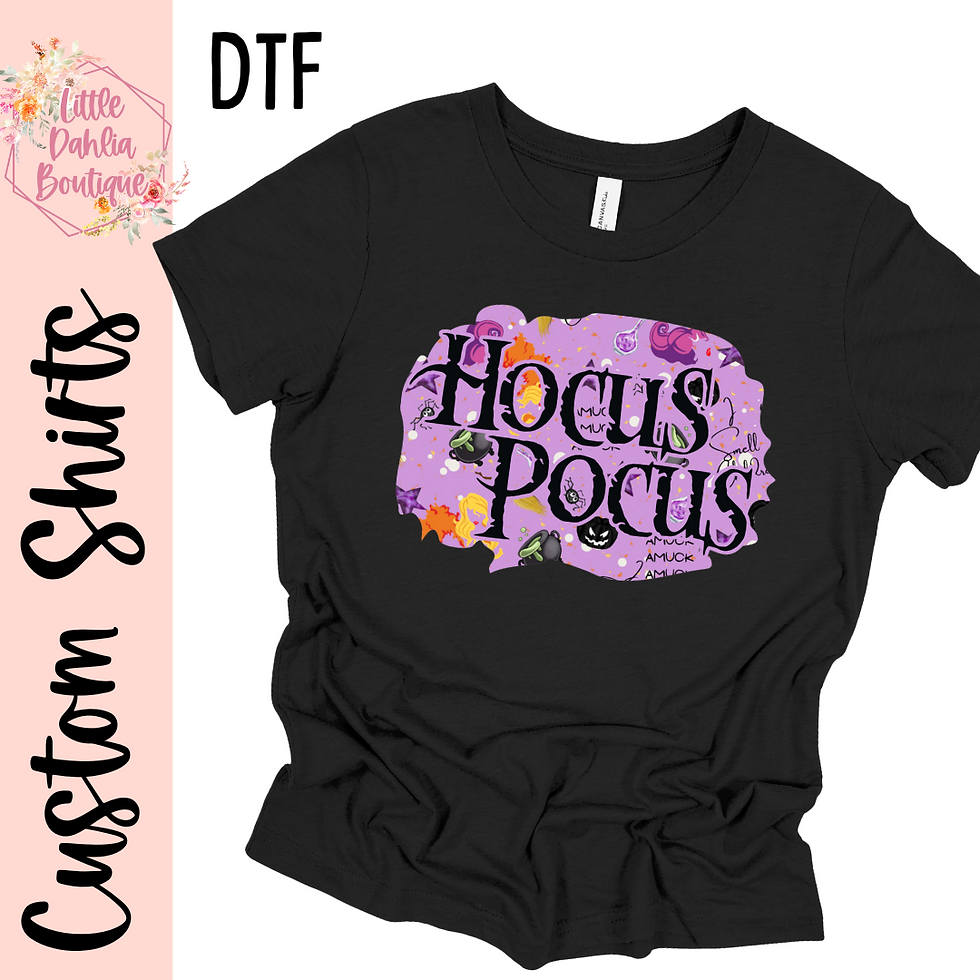 Hocus Pocus Custom Shirts - DTF