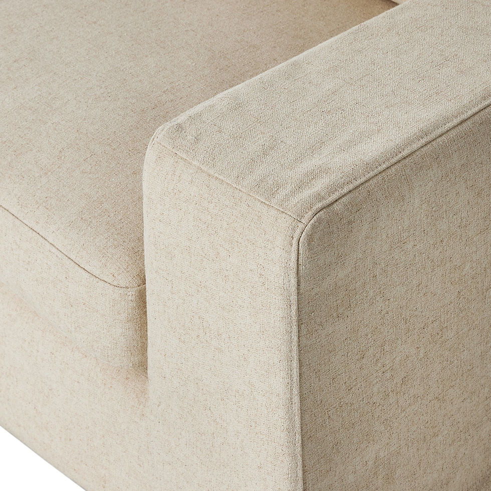 Thumbnail: Natural 98" Slip Covered Sofa