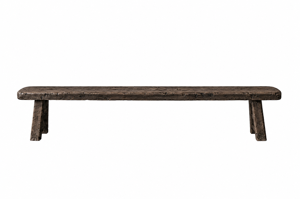 Thumbnail: Vintage/Antique Hardwood Long Bench / 7' Long