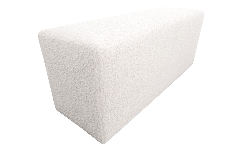 Thumbnail: Italian Shearling Upholstered Bench