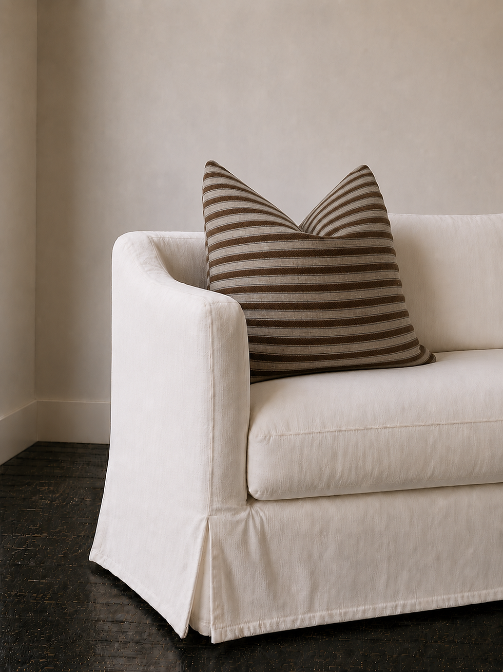 Thumbnail: Fragments Identity Luxe Reversible Woven & Stripe Pillow / 24"x24"