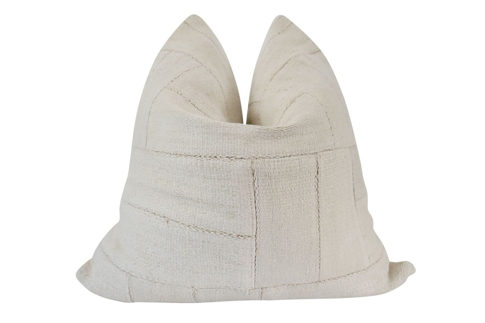 Vintage Natural Hemp Patch Pillow