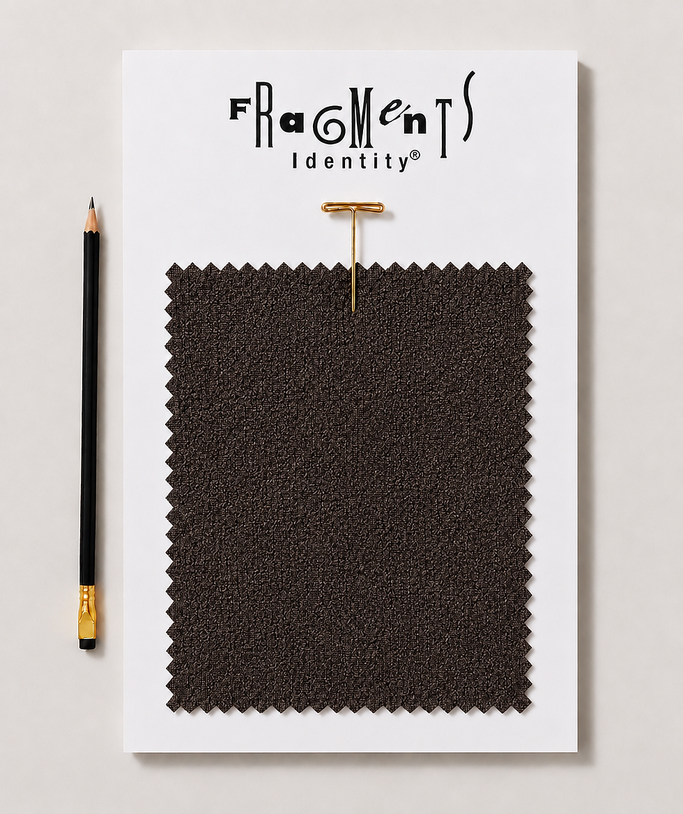 Thumbnail: Fragments Identity Ganache Brown Boucle Pillow
