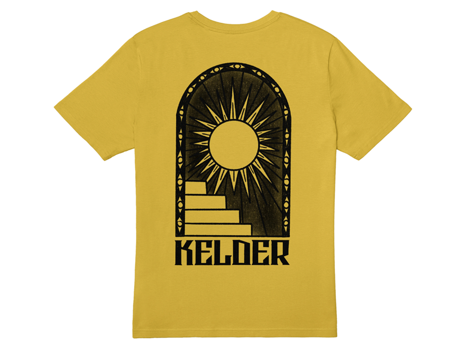KELDER T-Shirt Yellow (Back)