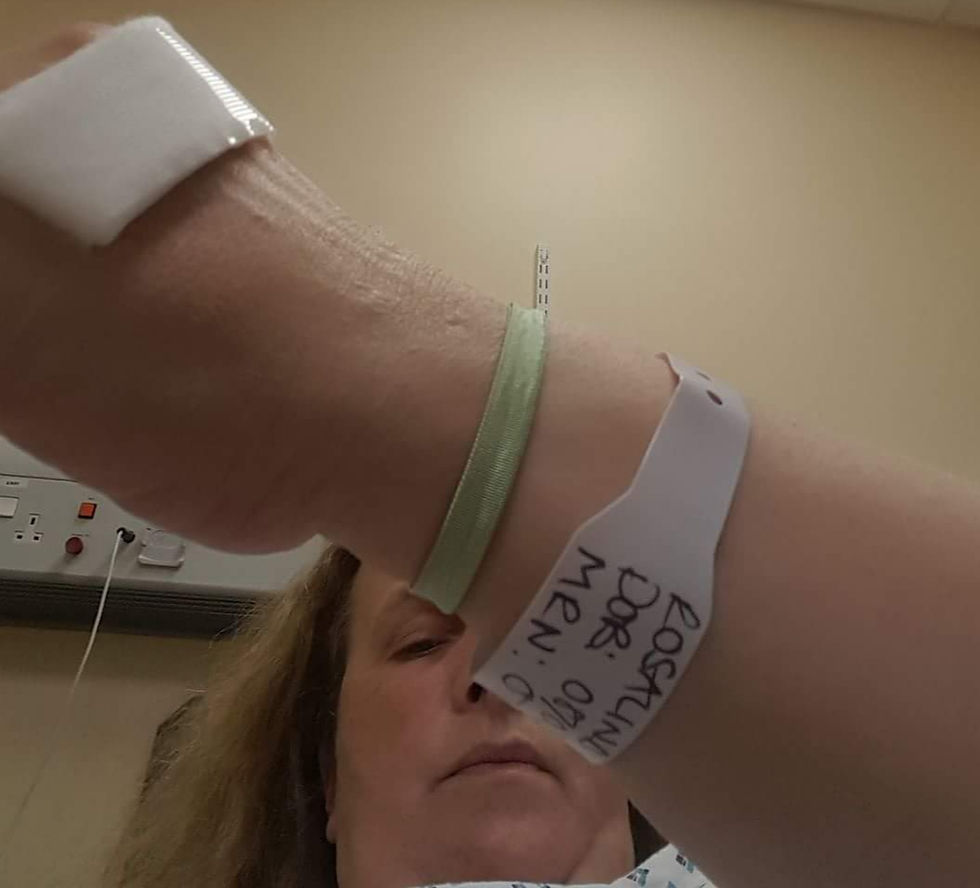 hospital patient wristband