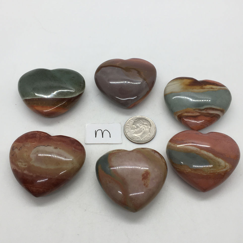 Thumbnail: Polychrome Jasper "Mini" Heart