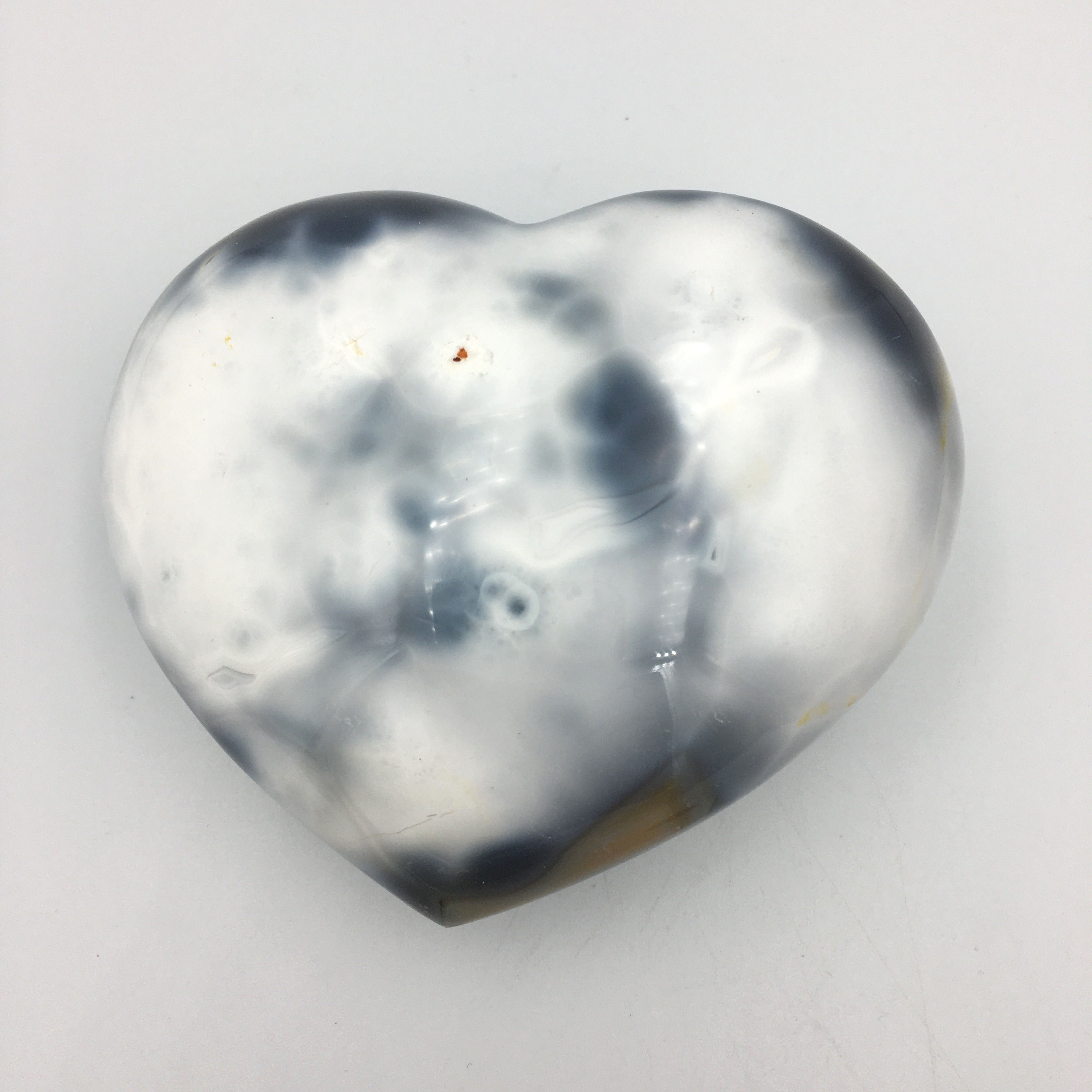Orca Agate Heart