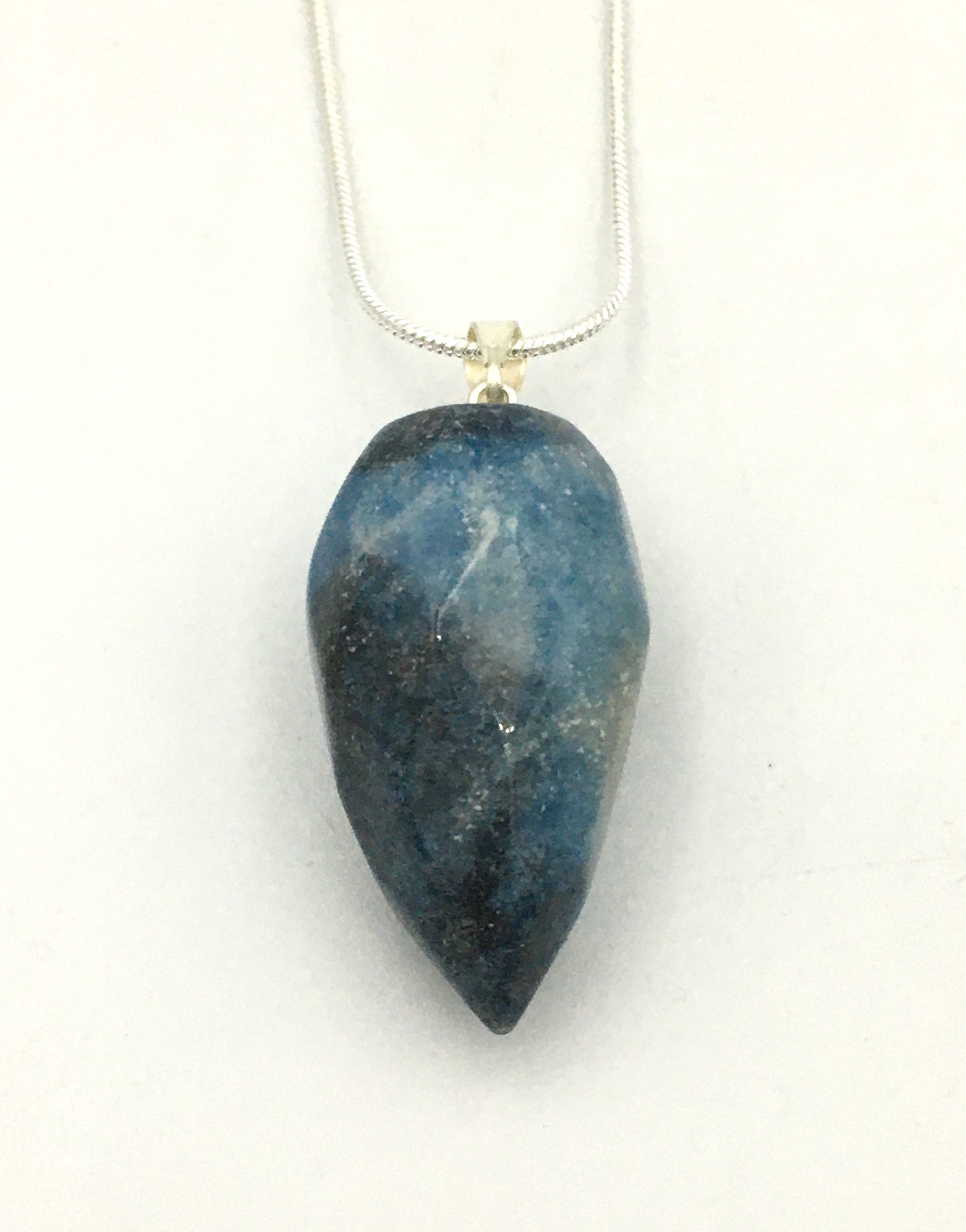 Trolleite Faceted Teardrop Necklace