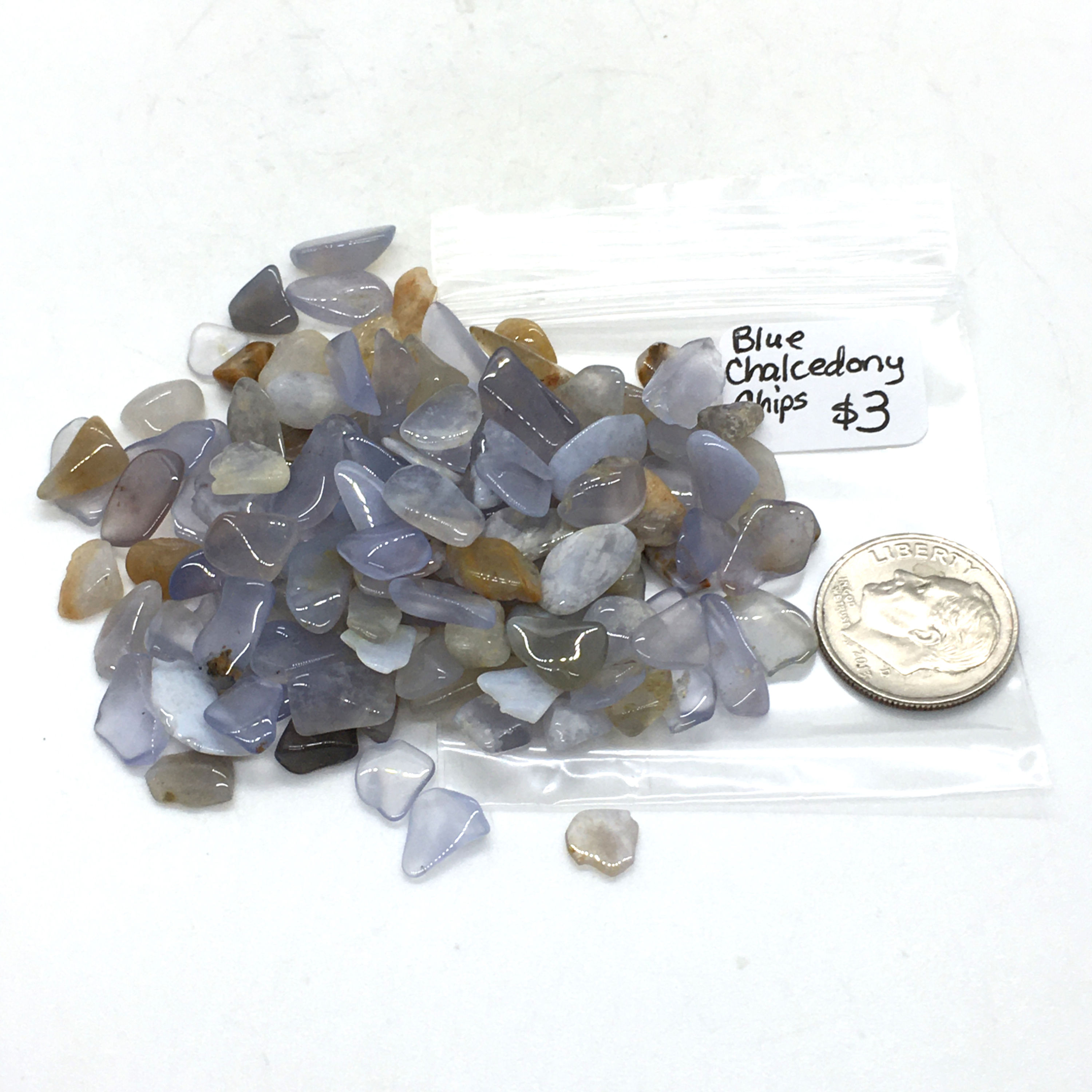 Blue Chalcedony Chips