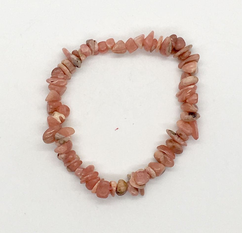 Rhodochrosite Chip Bracelet
