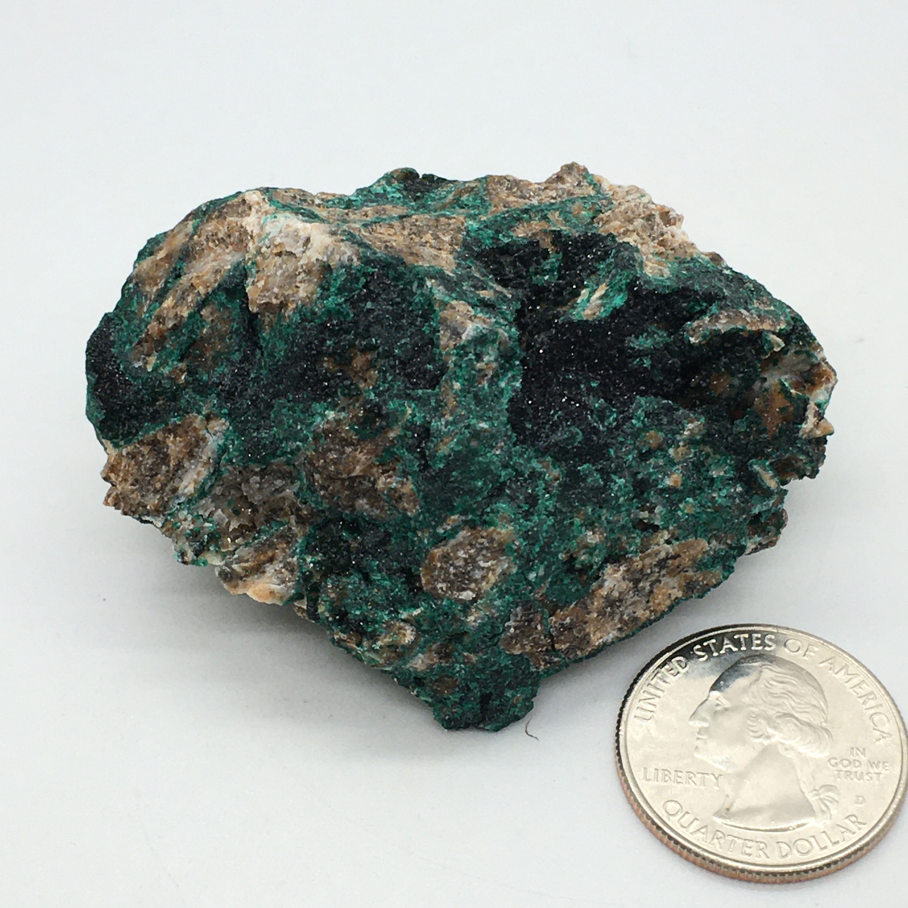 Pseudo Malachite from Zambia