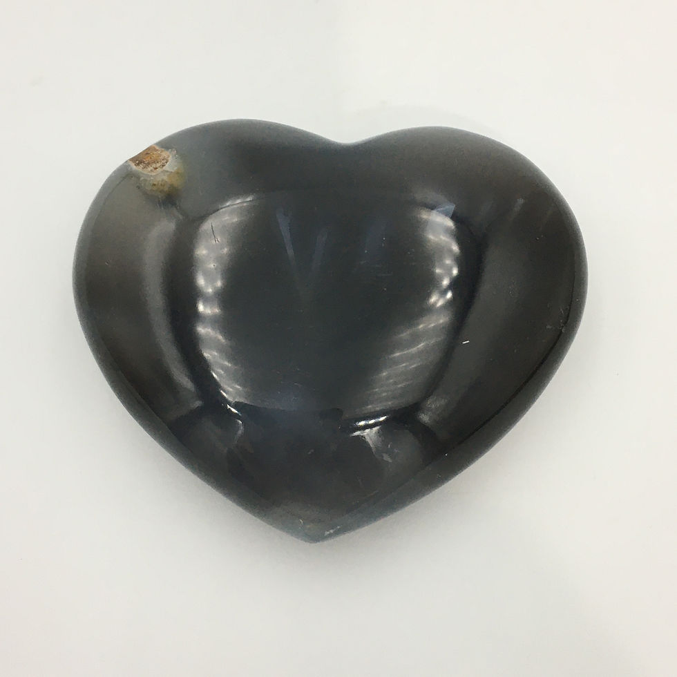 Orca Agate Heart