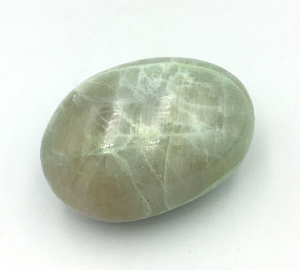 Garnierite AKA Green Moonstone Palm Stone