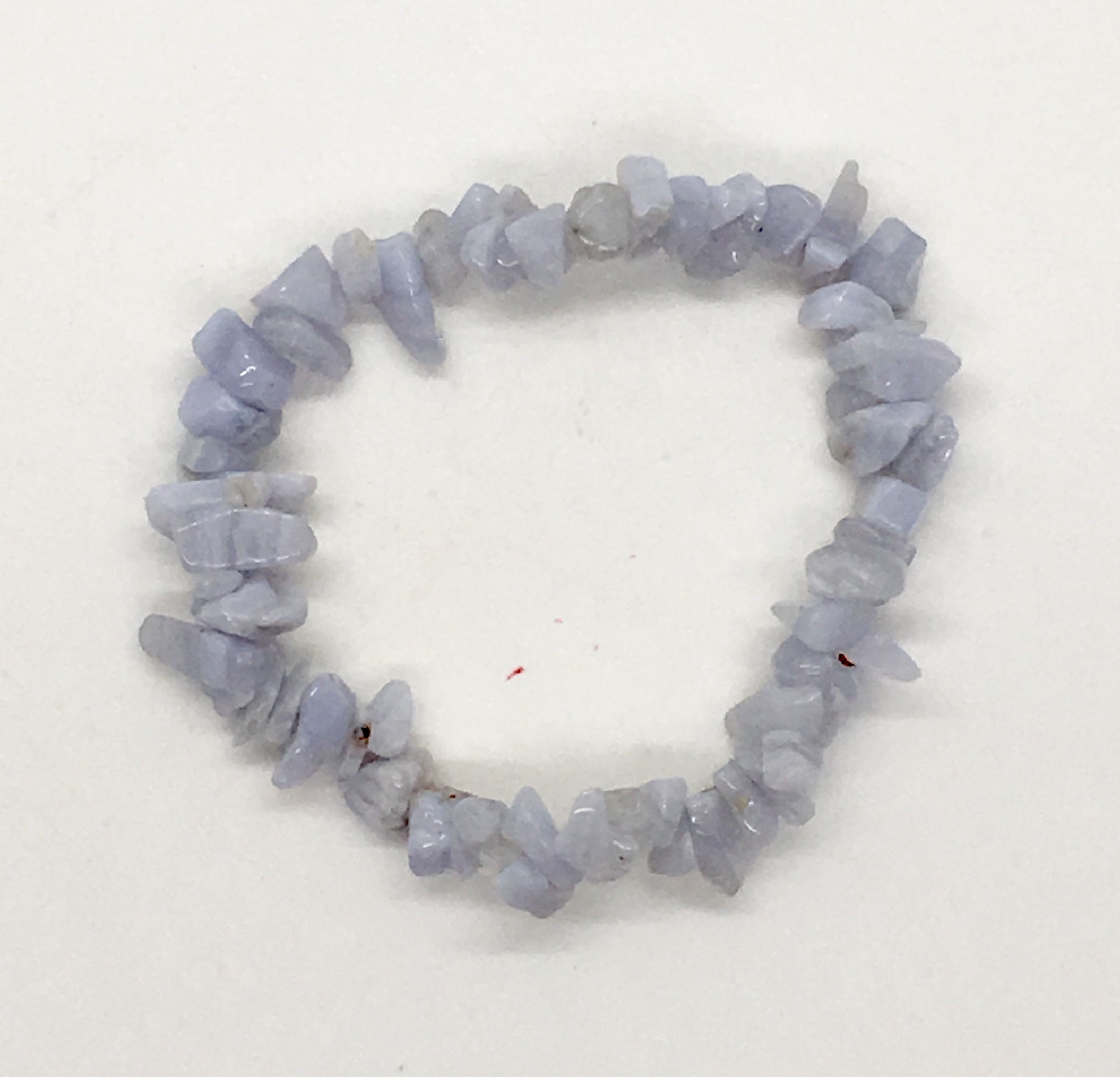 Blue Lace Agate Chip Bracelet