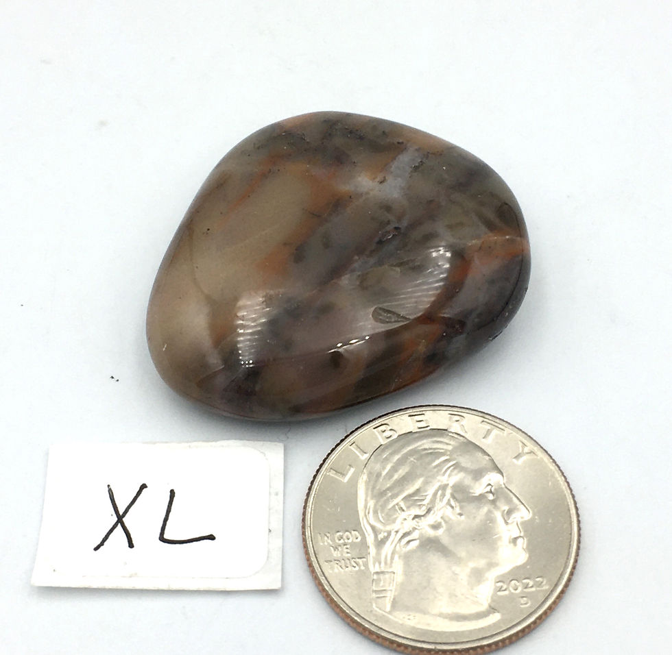 Thumbnail: Bamboo Leaf Agate Smooth Stone