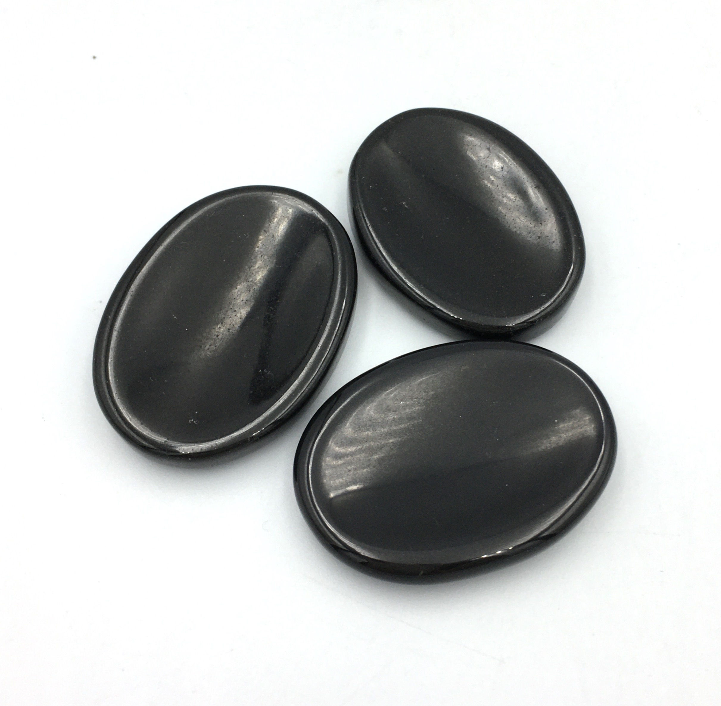 Black Agate Thumb Stone