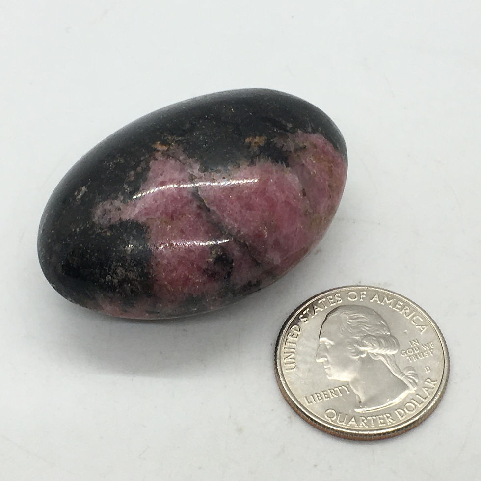 Rhodonite Palm Stone / Pebble