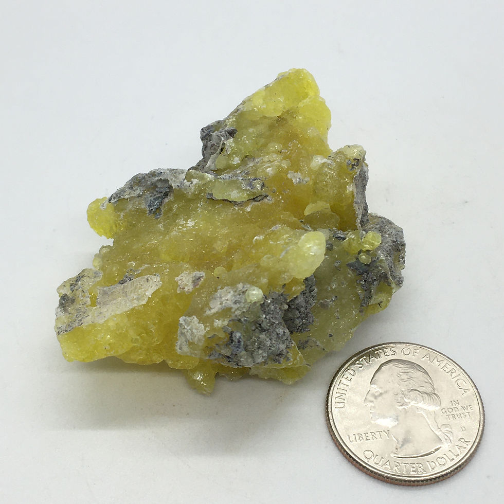 Yellow Brucite