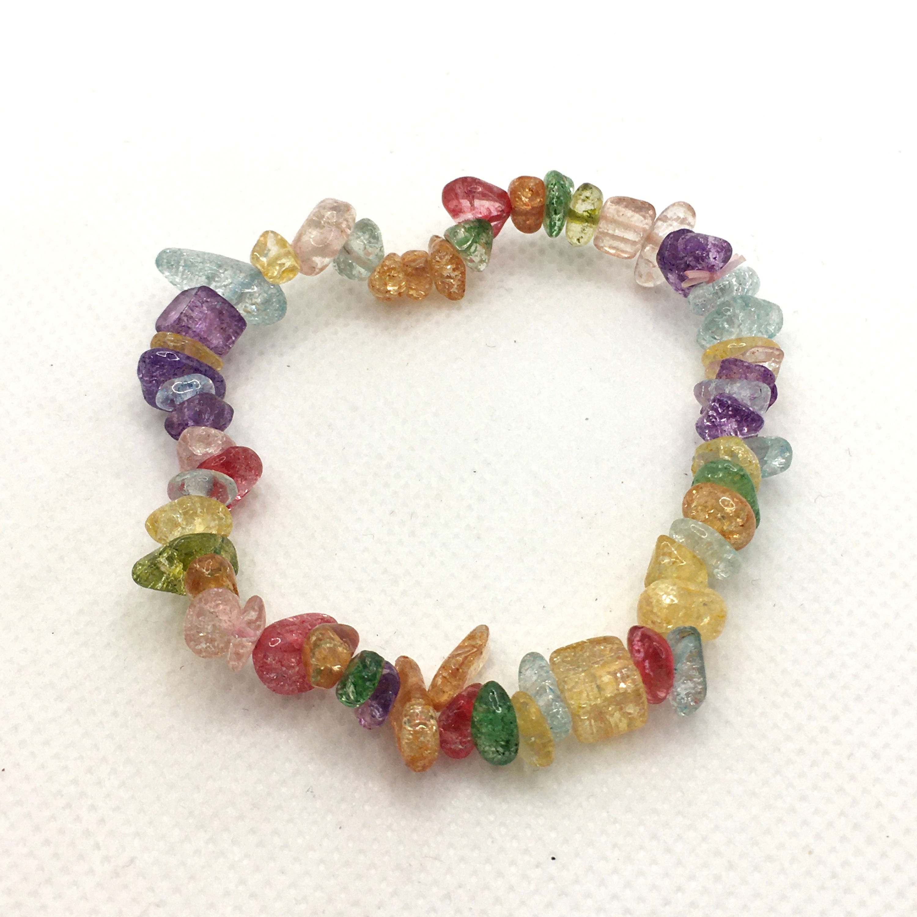 Crackle Quartz Chip Bracelet