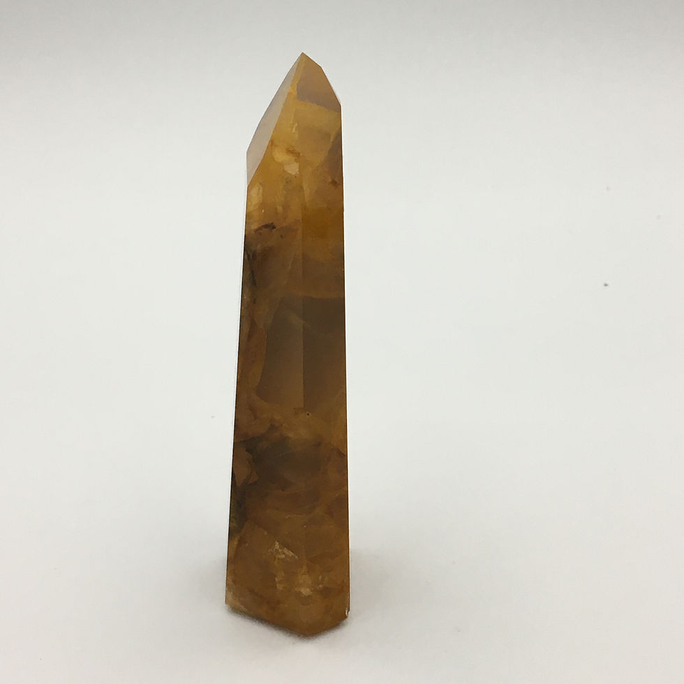 Thumbnail: Golden Healer Quartz Tower AKA Yellow Hematoid - 3 3/4" Tall
