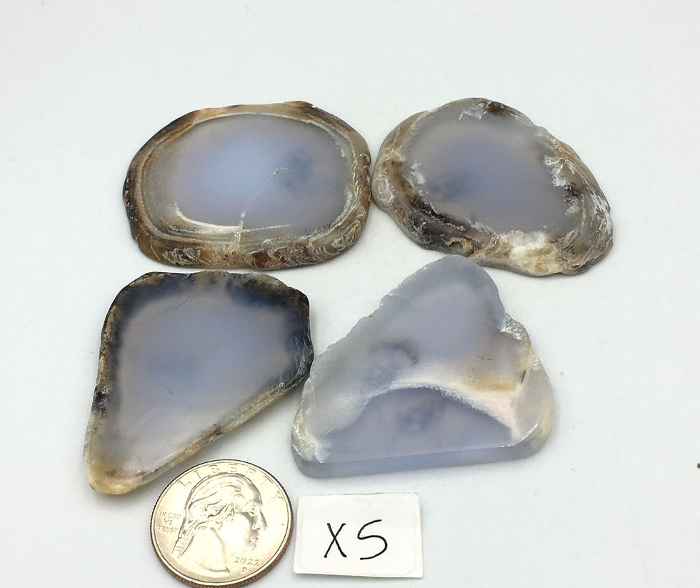 Thumbnail: Blue Chalcedony Polished Slice